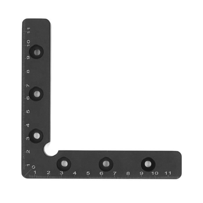 HURRISE Équerre De Positionnement 2 Pièces Positionnement Carré 120mm 90 Degrés Pince échelle