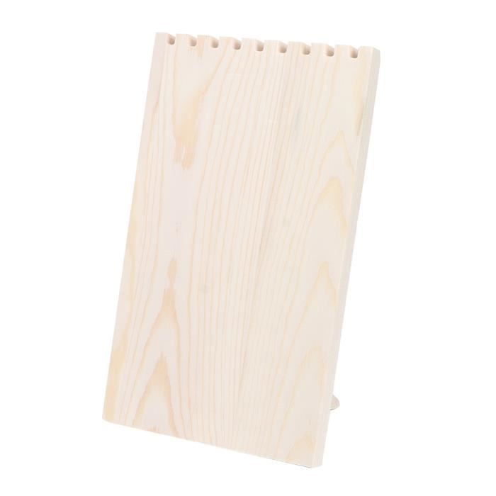 Support Collier AZ07316-Présentoir à Bijoux En Bois Collier De Bureau Organisateur Presentoir Bijoux Bois