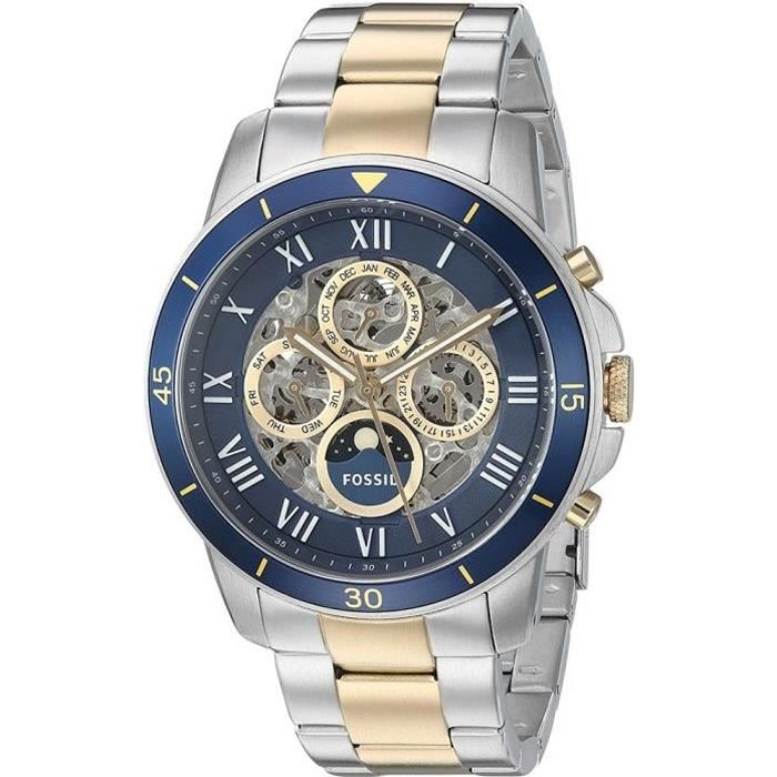 Fossil Homme 44mm Bracelet Acier Inoxydable Automatique Montre ME3141 -  Cdiscount Bijouterie