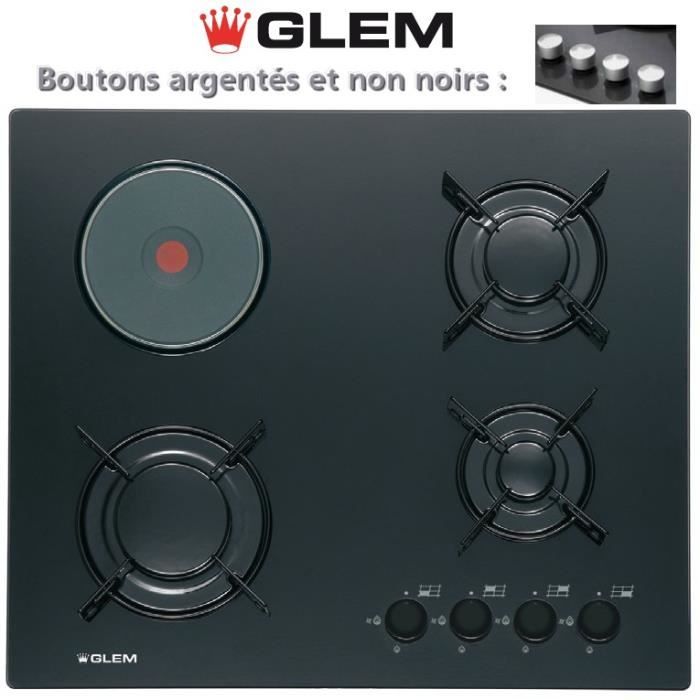 Plaque de cuisson mixte 4 gaz 1 electrique - Cdiscount