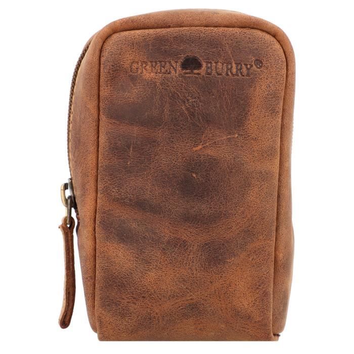 Sacoche de v?�lo en cuir vintage Greenburry - Marron - Pour femme - Mod?�le S - 2 ans de garantie 