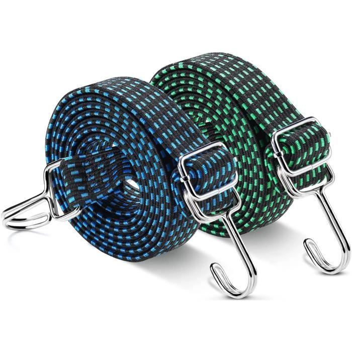 Tendeurs élastiques avec crochets 18 pièces - Ducatillon