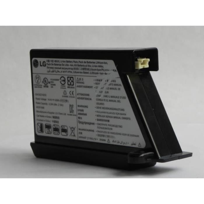 Batterie pour aspirateur robot LG - 2NFF680223 - Blanc - Accessoire pour aspirateur robot - Sans sac