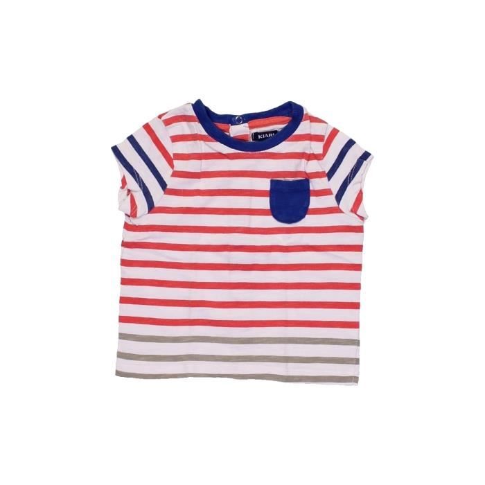 T Shirt Manches Courtes Bebe Garcon Kiabi 6 Mois Blanc Ete Blanc Cdiscount Pret A Porter