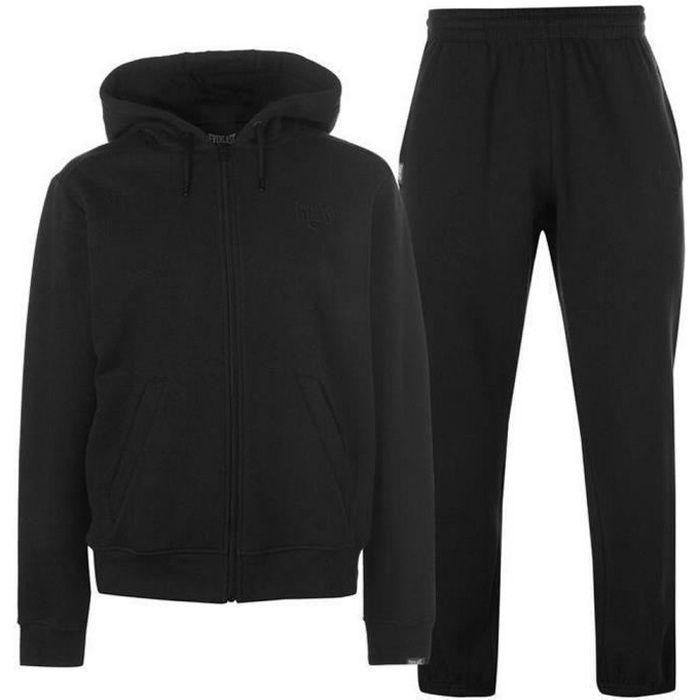 Jogging Polaire A Capuche Everlast Homme Noir