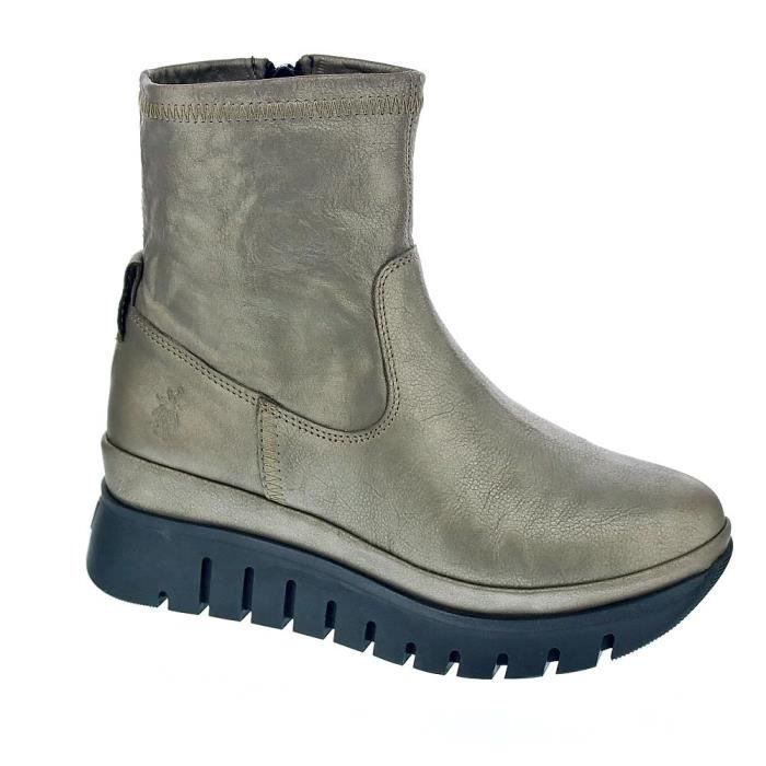 Bottine - Fly London BORK 0006 Femme Or 