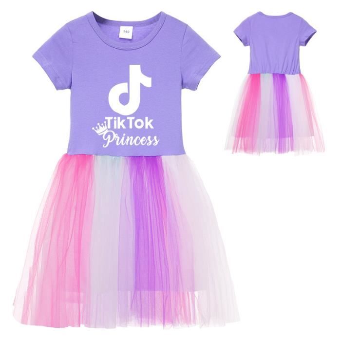 Cheap >robe tik tok fille big sale OFF 70