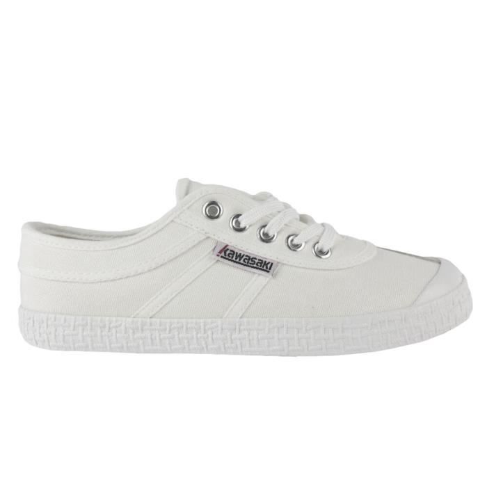 Chaussures Kawasaki i am - KAWASAKI - K222261 - Blanc - Canvas - Lacets ...