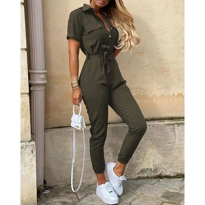 Combinaison à Capuche Homme – Jumpsuit Sport Décontracté – Zip Devant – Pour La Maison, Le Sport, Le Quotidien