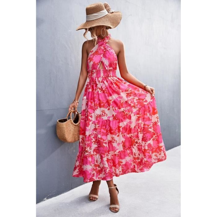 Mini Robe Moulante Sexy À Col Licou Pour Femme Tenue De Soirée