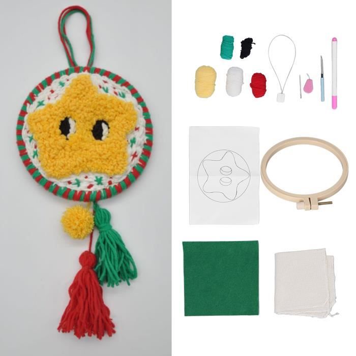 Kit Crochet De Tambour DURANTEY - 3 Aiguilles 0.7mm/1mm/1.2mm - Broderie 3D