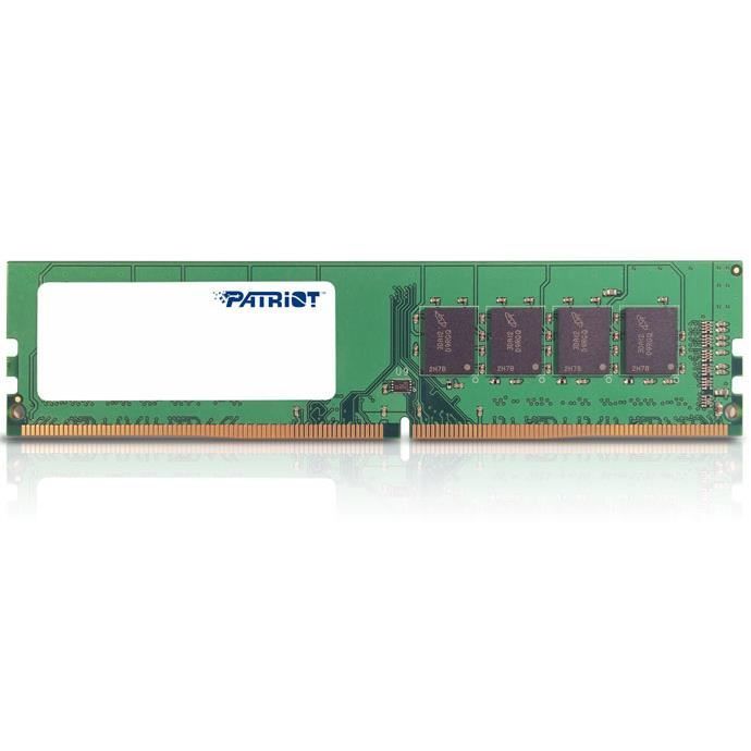 Patriot Memory Signature Line PSD44G240081 module de mémoire 4 Go 1 x 4 Go DDR4 288-pin DIMM Vert - vue 2