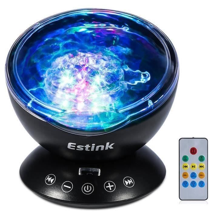 Projecteur Ciel Étoilé Aurora 6 En 1 - Bluetooth, Musique, Bruits Blancs - Télécommande Et App - Pour Chambre Et Fêtes