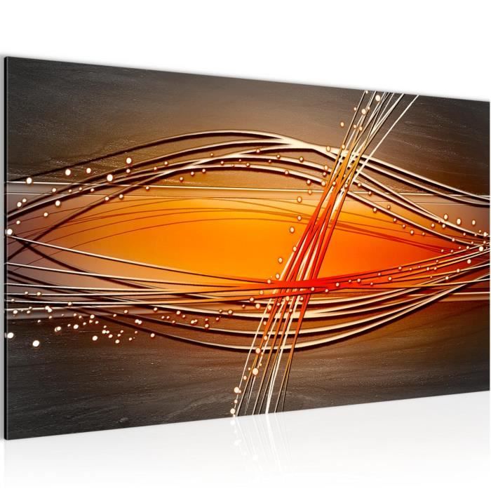 Impression Sur Toile Abstraction Boho Art Moderne 120x80 Cm XXL Tableau Decoration Murale Intissee Pour Salon Chambre Pret A Accroche 91945938