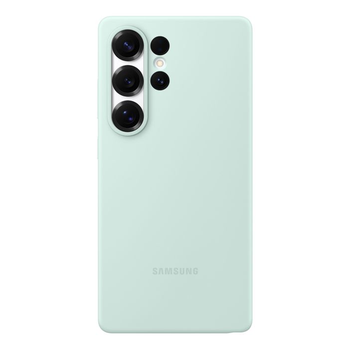 Coque de protection - Samsung - Galaxy S25 Ultra - Silicone - Vert Pâle - Soft Touch