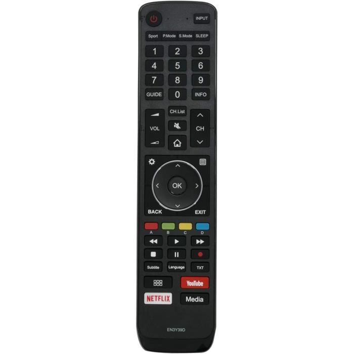 Télécommande De Remplacement ERF3A72 Pour TV Hisense QLED/ULED - Compatible Avec Les Séries U7QF, U8QF Et Autres Modèles Listés - 13