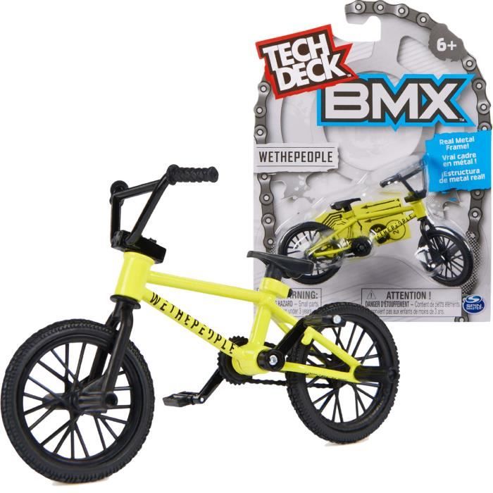 Tech Deck - SPIN MASTER - BMX mini bike kit Wethepeople - Jaune - 6 ans et  plus - Cdiscount Jeux - Jouets