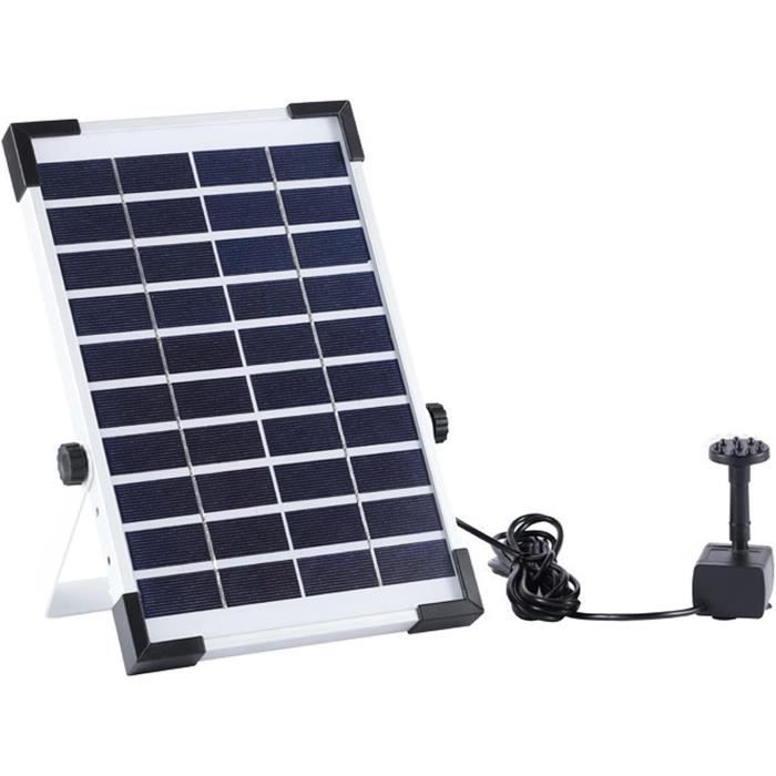 TOPINCN Pompe D'Aération Solaire Pour Bassin Et Aquarium - Pompe à Oxygène Portable 2200mAh Éco-Énergie