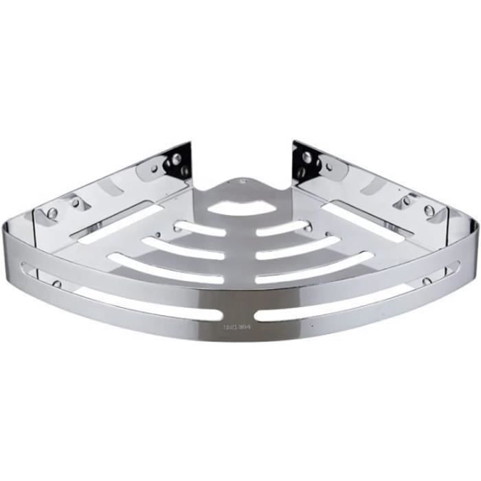 Schluter SES1D5TSSG – Étagère D'Angle Triangulaire Motif Floral Gris Pierre Pour Douche/Carrelage