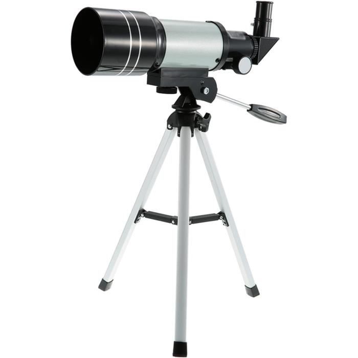 Télescope Astronomique Pour Enfants – Réfracteur 50mm Avec Trépied – 3 Oculaires (20x, 30x, 40x) – Cadeau Scientifique Débutant