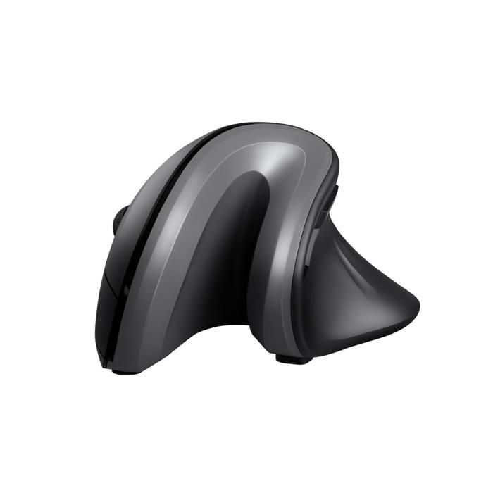 Trust Verro Souris Ergonomique Verticale sans Fil pour Droitier, Angle vertical de 60° - Noir