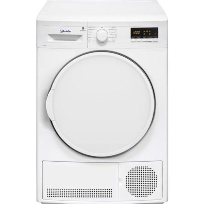 Sèche-linge hublot 8Kg VEDETTE VDM8CW Blanc