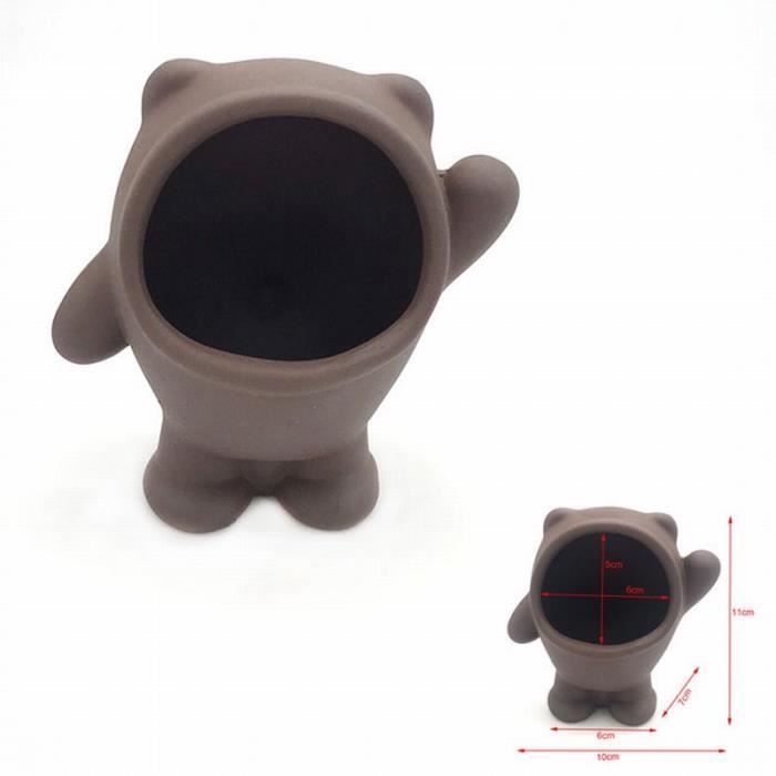 Meilleurs prix pour Décoration d'aquarium - Céramique - Maison abri pour poissons et crevettes - Marron