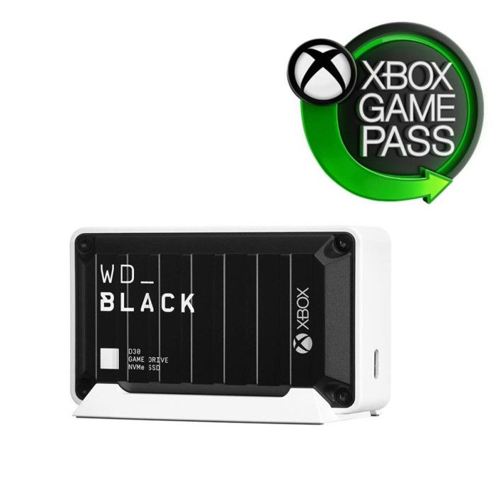 SSD externe Western Digital D30 pour Xbox 1 To Noir