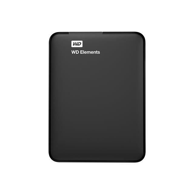 WESTERN DIGITAL Disque Dur Externe Occasion - Elements - 1To - 2.5 -Interface USB 3.0 compatible USB 2.0 - Garantie 6 mois