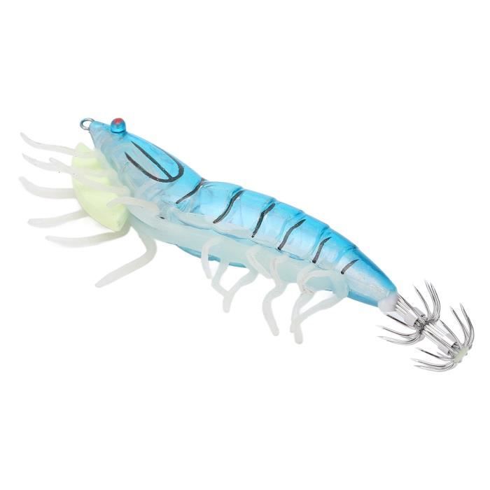 Lot 6 Turluttes Luminiscentes 3.5 – Leurres Crevettes Lumineuses Pour Pêche Seiches, Calamars, Pieuvres Turlutte Pêche Seiche