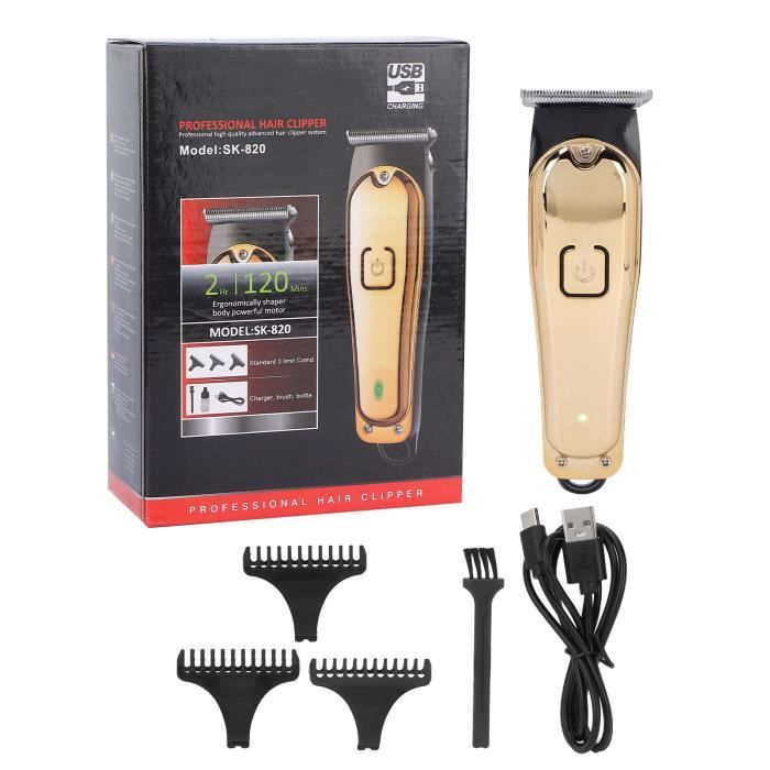 Tondeuse Barbe Et Cheveux Sans Fil Surker Pro - Puissante Avec Indicateur De Batterie - Neuf