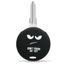 kwmobile Accessoire cl/é de Voiture pour Saab Coque pour Clef de Voiture Saab 3-Bouton en Silicone Noir /Étui de Protection Souple