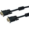 Cable VGA 0.50m noir or-1