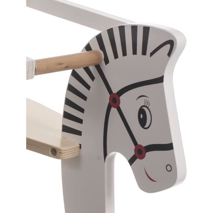 Cheval à bascule bois blanc shop
