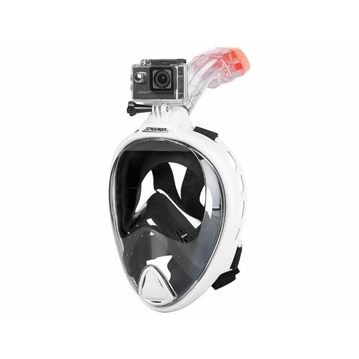 Masque de plongée et tuba avec caméra sport 4K UHD pour filmer sous l'eau -  Cdiscount Appareil Photo
