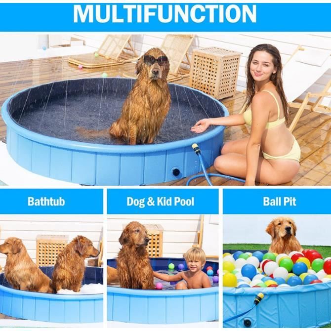 WMLBK Piscine pour animal de compagnie - Mini piscine pliable pour animal  domestique - Pour chiens et chats - 50 x 8 cm : : Animalerie
