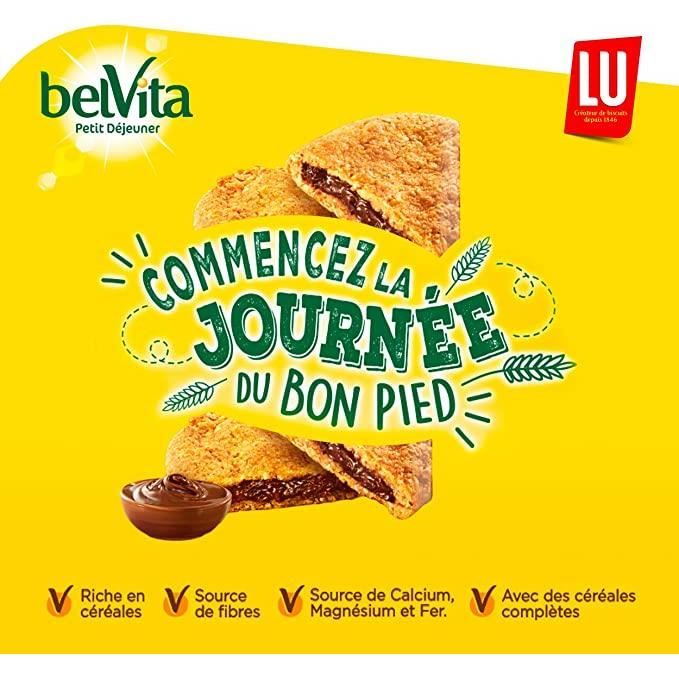 Belvita Biscuit Petit Déjeuner fraise, 250 g : : Epicerie