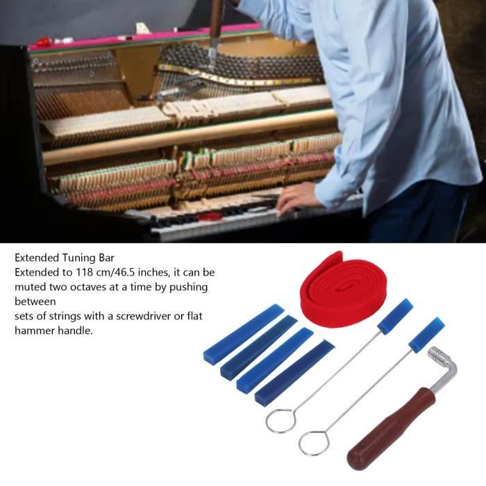 OFFSCH Bande De Sourdine Feutre Pour Piano - Accessoire D'Accordage Professionnel