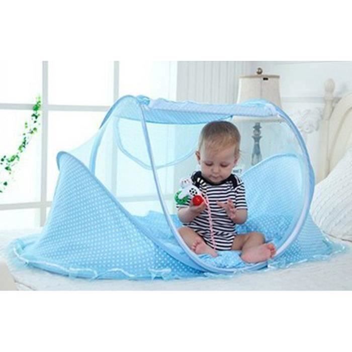 Moustiquaire Dôme Pour Berceau Bébé - Filet Pliable Protection Insectes - Dentelle Décorative - Respirable - Nicoone