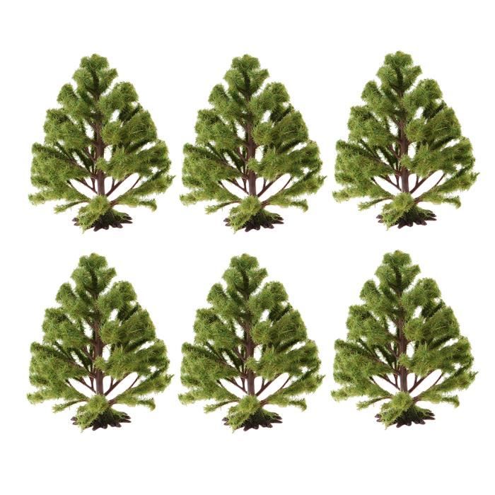3-10pack 20Pcs Modèle Arbres Train Paysage Paysage N Échelle 1:150 3 pièces - Bricolage