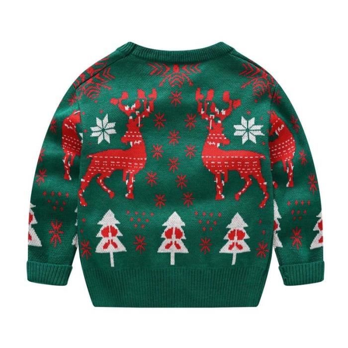 Pull de Noël en tricot, MO Fashion - Beige - Femme - 17.99