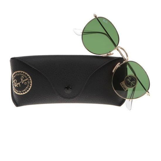 Ray Ban Ronde Lunettes de soleil - RAY BAN - RB3447 001 - Or - Ronde - Métal Or ...