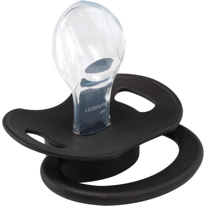 LittleForBig Ciuccio Per Adulti Bigshield Generation-II - Motivo Corona Principessa, Confezione Da 2, Silicone Medicale - 3