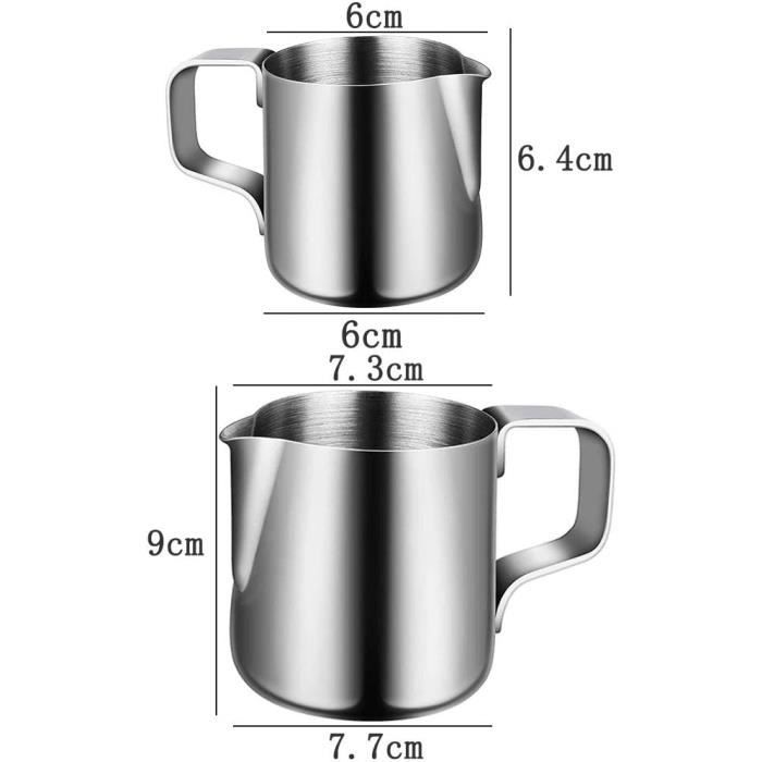 Pot à lait en acier inoxydable, Acier inoxydable, 3l : : Cuisine  et Maison