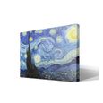 Tableau La Nuit étoilée Vincent van Gogh 75 x 55 cm-2
