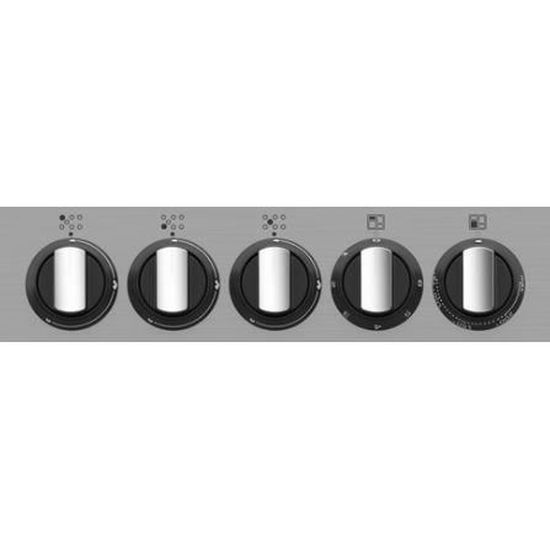 Piano De Cuisson Beko 100cm - 6 Feux Gaz + 1 Wok - Four Multifonction Inox - PF335325DX