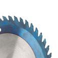 disque de coupe Disque de lame de coupe en bois de lame de scie circulaire à revêtement bleu pour meuleuse d'angle (160 * 1.8 * 20-3