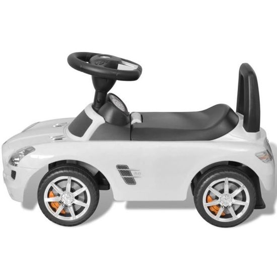 Pousse Pied Voiture Porteur Voiture Avec Musique Pour Enfant Mercedes Benz Blanche Cdiscount Jeux Jouets