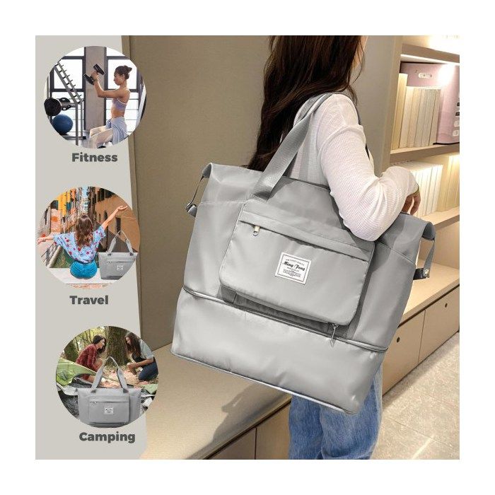 KOAHDE Sac Voyage Pliable - Sac Cabine Léger Imperméable, Rangeable En Poche