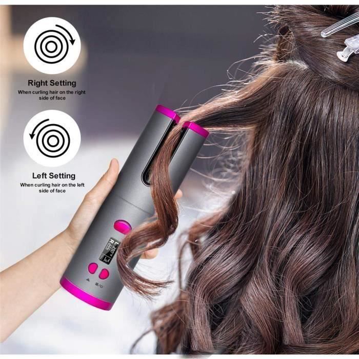 Generic Bigoudi électrique rotatif pour femmes, outil de coiffure, bigoudi  automatique, sèche-cheveux, à prix pas cher